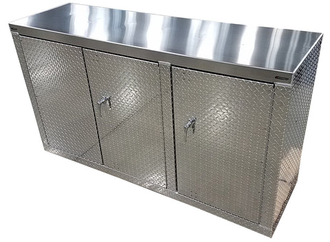 Scratch & Dent-Garage & Shop Base Cabinet - 6 foot - Deluxe, (72"L x 40"H  x 22"D), Aluminum