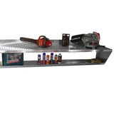 Garage & Shop, Work or Race Trailer Wall Mount Work Bench, (96"L x 22"H), Aluminum