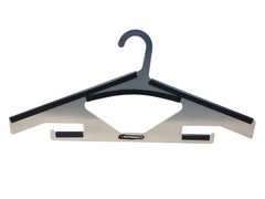 Heavy Duty Metal Closet Hanger - Bib Style - Aluminum