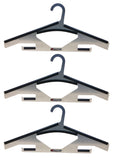 Heavy Duty Metal Closet Hanger - Bib Style - Aluminum