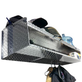 Garage & Shop Helmet Bay, (48"L x 12"H  x 16"D), Aluminum