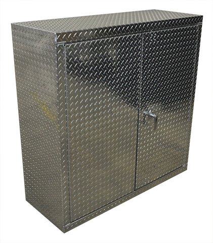 Garage & Shop Storage Cabinet - 4 Foot, (48"W x 48"H  x 18"D), Aluminum