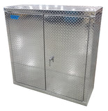 Garage & Shop Storage Cabinet - 4 Foot, (48"L x 48"H  x 18"D), Aluminum - SCRATCH N' DENT - #3002 S&D