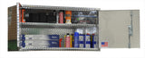 Garage & Shop Overhead Storage Cabinet - 4 Foot - Deluxe, (48"L x 24"H  x 16"D), Aluminum