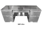 Shop Desk, (72-1/2"L x 30-1/2"H  x 24-1/2"D), Aluminum