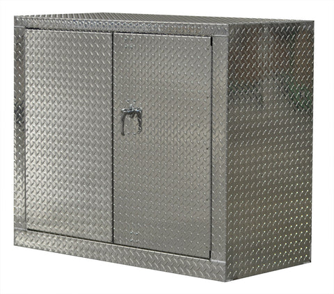 Garage & Shop Base Cabinet - 4 Foot - Deluxe, (48"L x 40"H  x 22"D), Aluminum