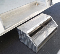 Trailer Door Steps - Aluminum