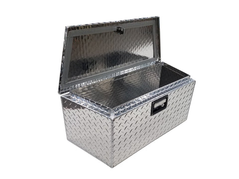 Trailer Tongue Storage Box, (30"L x 12"H  x 12"D), Aluminum