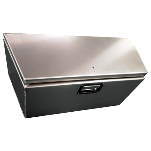 Trailer Tongue Storage Box, (30"L x 12"H  x 12"D), Aluminum