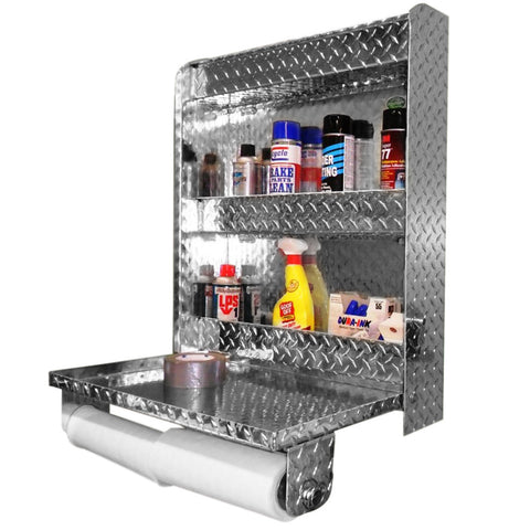 Trailer Work Station - Senior, (25"W x 30"H  x 6"D), Aluminum