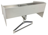 Trailer, Garage, or Shop Helmet Bay (Choose One, Two, Three, Four or Five Bays) - Aluminum