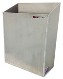 Garage & Shop or Trailer Fold Up Chair Cabinet, (12"L x 16"H  x 6"D), Aluminum