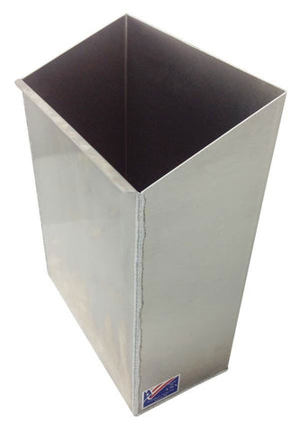 Garage & Shop or Trailer Fold Up Chair Cabinet, (12"L x 16"H  x 6"D), Aluminum