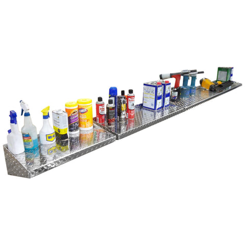 Diamond Plate Shelf - (84" to 96") Choose your Length