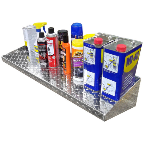 Diamond Plate Shelf - (72" to 83") Choose your Length