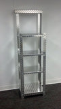Garage & Shop Display Stand, (18"L x 62"H  x 12"D), Aluminum