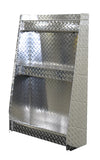 Trailer Variety Cabinet, (24"L x 38"H  x 9"D), Aluminum
