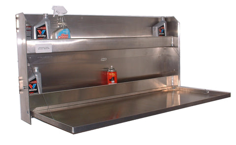 Trailer Work Station - Expanded, (47L x 24"H x 6"D), Aluminum