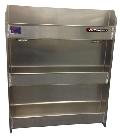 Garage & Shop, Race & Work Trailer Aerosol Cabinet, (24"L x 30"H x 4"D), Aluminum SCRATCH AND DENT