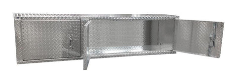 Garage & Shop Package, Deluxe Base Cabinet with Overhead Cabinet - 6 Foot, Aluminum