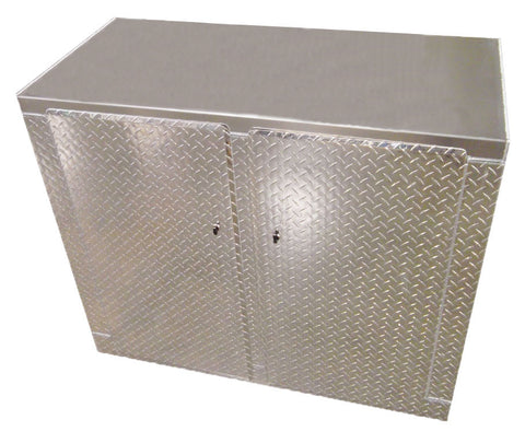 Trailer Storage Cabinet - Base, 4 ft. (48"L x 40"H x 22"D), Aluminum