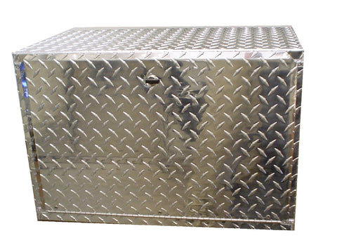 Trailer Overhead Cabinet - 2 Foot. (24"L x 16"H  x 14"D), Aluminum