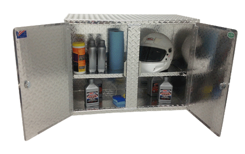 Overhead Trailer Cabinet - 32"L x 24"H x 16"D, Aluminum