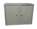 Overhead Trailer Cabinet - 32"L x 24"H x 16"D, Aluminum