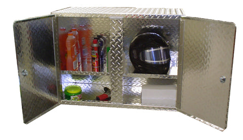 Overhead Trailer Cabinet - 32"L x 24"H x 16"D, Aluminum