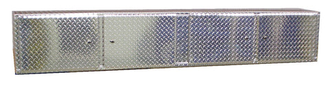 Trailer Overhead Cabinet - 8 Foot, (96"L x 16"H  x 14"D), Aluminum