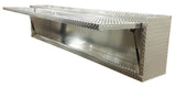 Overhead Trailer Cabinet - 6 Foot (72"L x 22"H  x 14"D), Aluminum Gas Charged SCRATCH AND DENT  Door, Aluminum