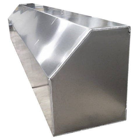 Overhead Trailer Cabinet with Radius Back - (80"L x 15"H x 12"D) - SCRATCH N' DENT - #941 S&D