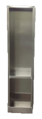 Trailer Upright Cabinet, (16"L x 67"H x 12"D), Aluminum