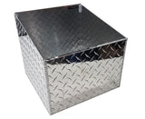 Propane Tank Holder, 13"L x 12"H x 13"D, Aluminum