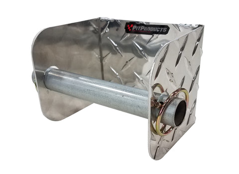 Diamond Plate Aluminum Toilet Paper Holder