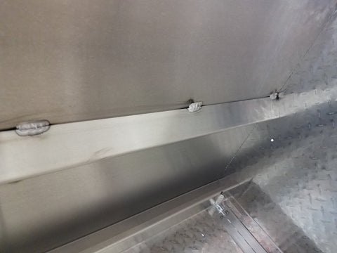 Trailer Storage Cabinet - Base, 6 ft. (72"L x 40"H x 22"D), Aluminum