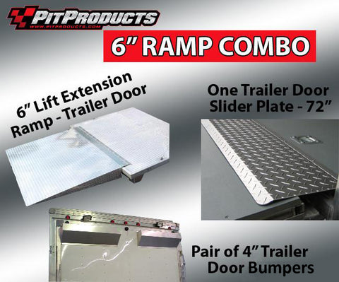 6 Inch Ramp, Door Risers and Slider Plates Package