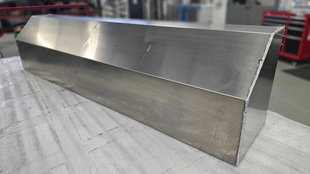 Overhead Trailer Cabinet with Radius Back - SCRATCH N' DENT - #940 S&D
