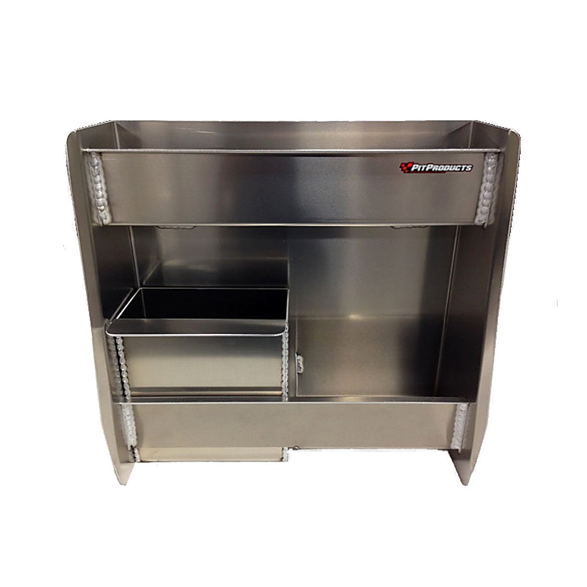Trailer Variety Cabinet/Workstation - Junior Modified, (16"L x 16"H  x 6"D), Aluminum