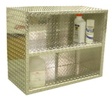 Garage & Shop Storage Shelf, (30"L x 24"H  x 14"D) or (30"L x 48"H  x 14"D), Aluminum