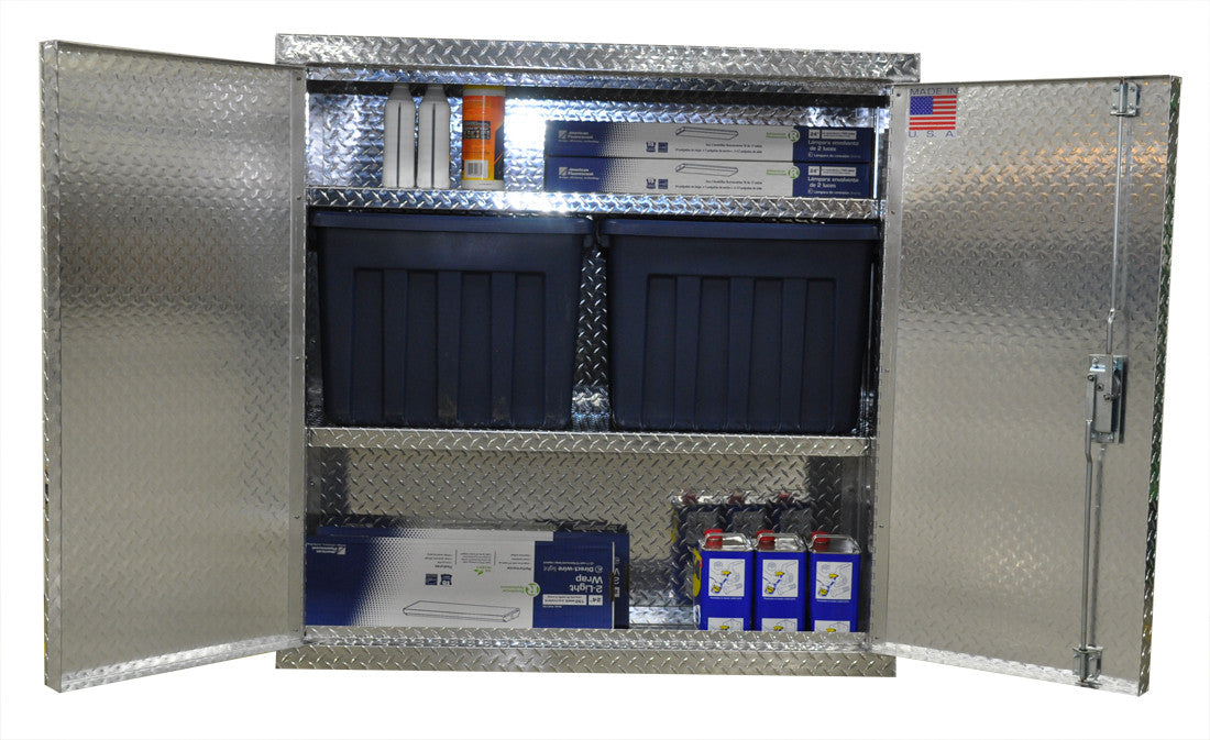 Garage & Shop Storage Cabinet - 4 Foot, Aluminum