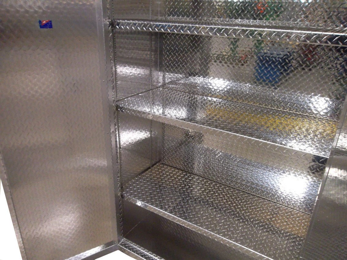 Garage & Shop Storage Cabinet - 6 Foot Tall, Aluminum