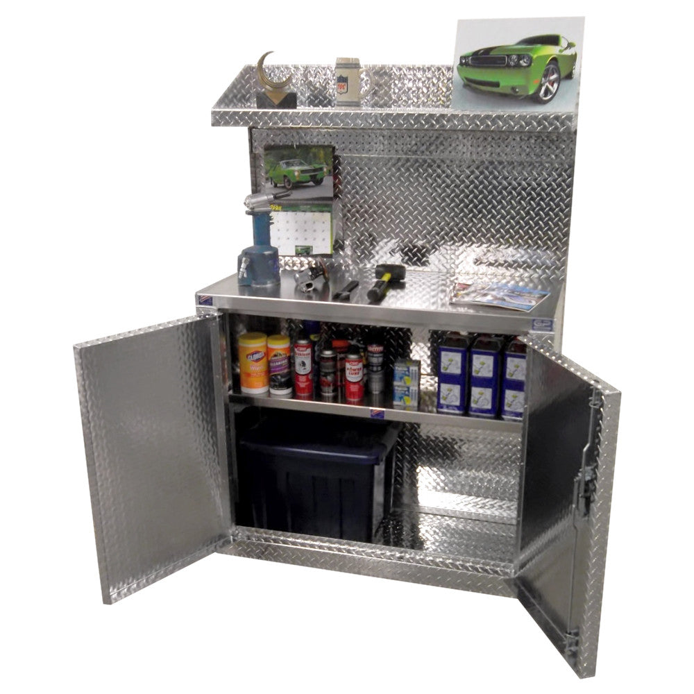 Garage & Shop Combination 4 Foot  Base Cabinet with Overhead Shelf