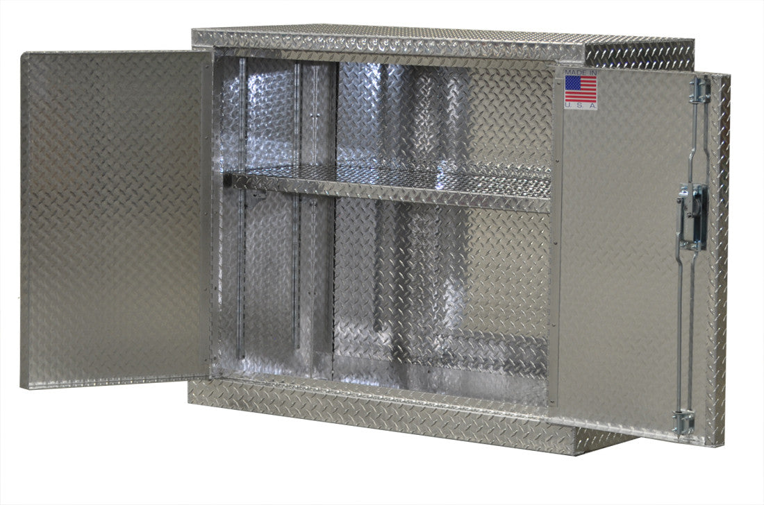 Garage & Shop Base Cabinet - 4 Foot - Deluxe - Aluminum