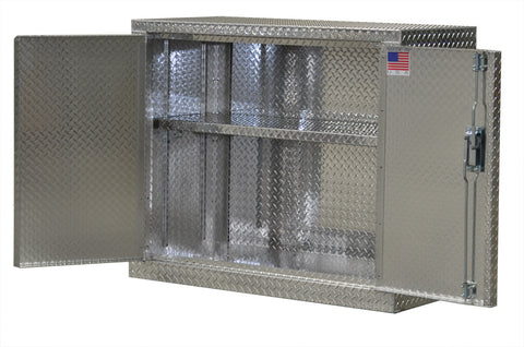 Garage & Shop Base Cabinet - 4 Foot - Deluxe, (48"L x 40"H  x 22"D), Aluminum