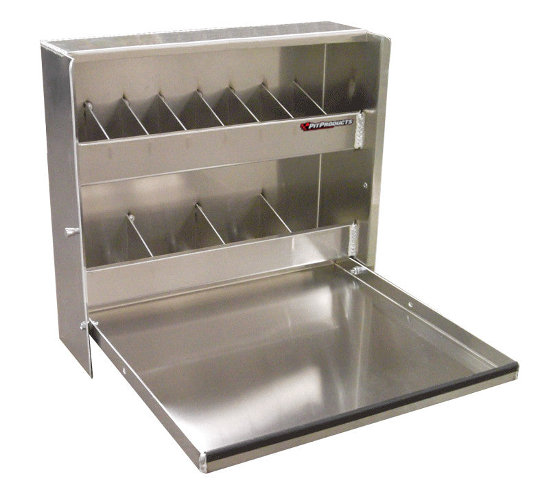 Trailer Organizer Cabinet, (18"L x 18"H x 6"D), Aluminum
