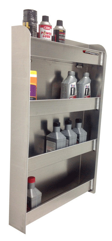 Garage & Shop, Race or Work Trailer, Oil Storage Shelf, Aluminum