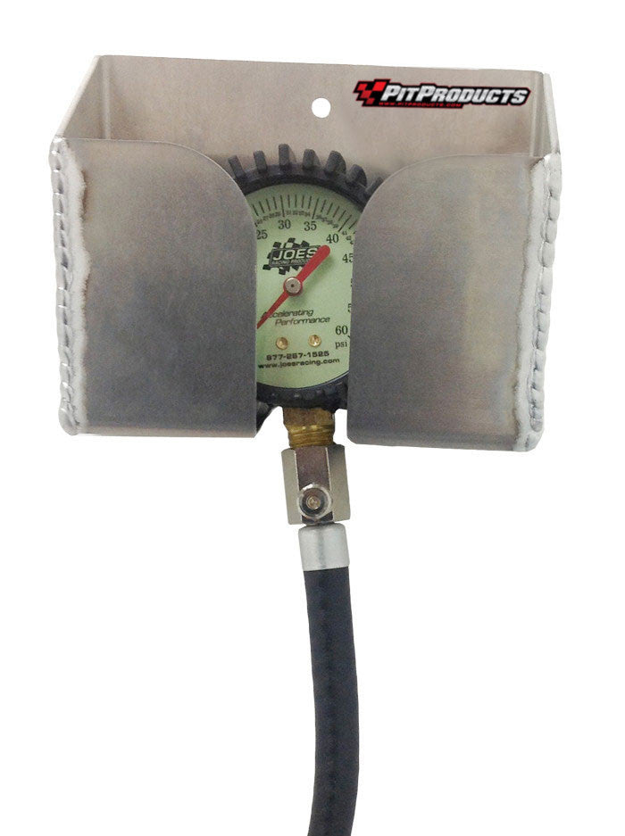 Wall Mount Air Gauge Holder for Trailer, Workshop or Garage - Aluminium