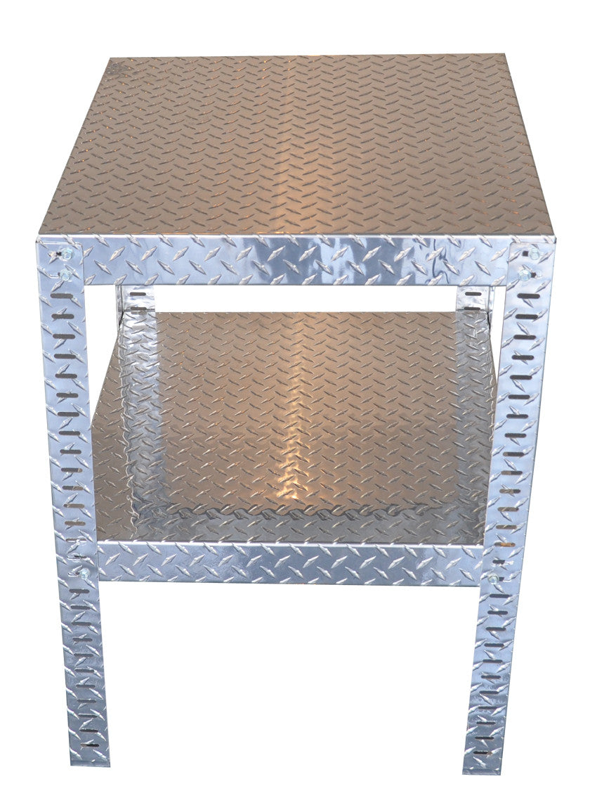 Work Table, (40"L x 30"H  x 26"D) or (24"L x 30"H  x 24"D), or (24"L x 30"H  x 12"D), Aluminum