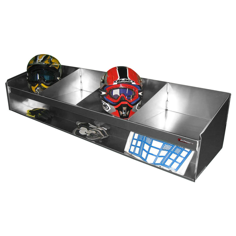 Helmet Bay Storage Rack-Aluminum